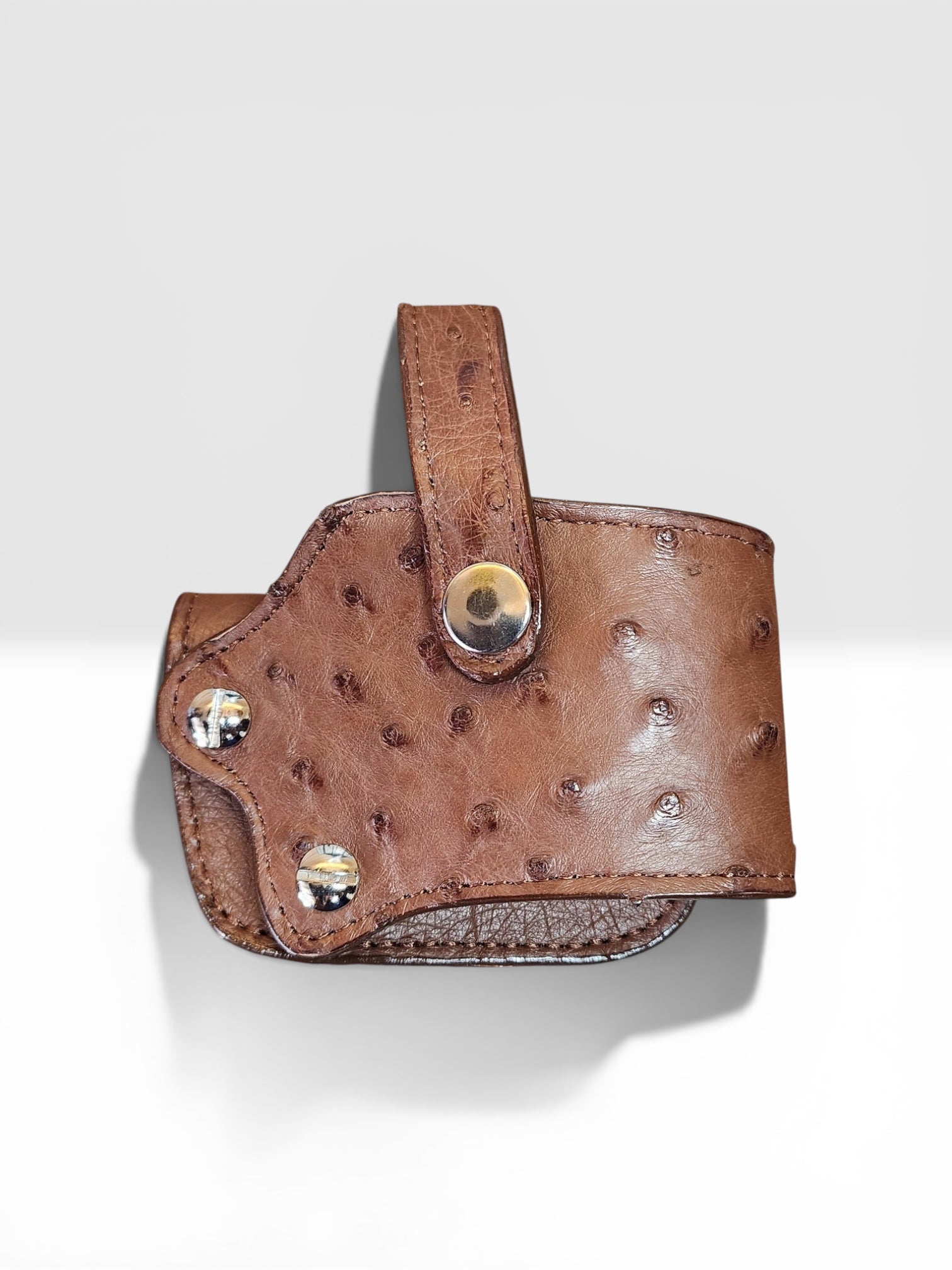 Genuine Ostrich Brown Holster